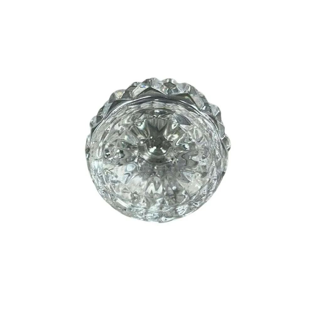 Cristal d Arques Glass Decanter Stopper Clear Diamond Cut Glass Replacement